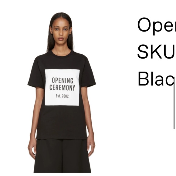 Opening Ceremony Black Logo T-Shirt - Picture 8 of 12